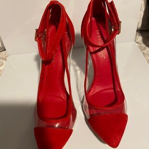 BCBG RED HIGH HEELS-shoes but one get one free